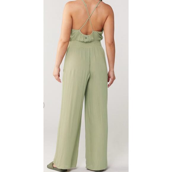 PraNa Women Fernie Wide Leg Jumpsuit Medium Sweet Agave Size M NWT $99 - Picture 2 of 16